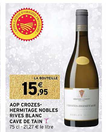 aop crozes-hermitage nobles rives blanc ceve de tain