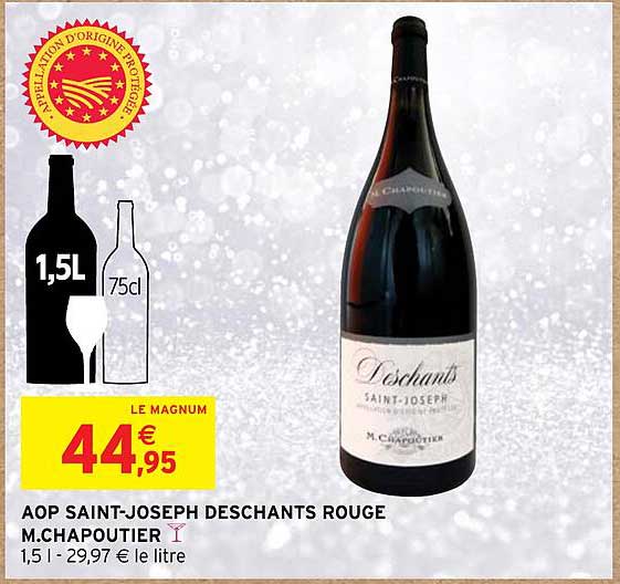 aop saint-joseph deschants rouge m.chapoutier