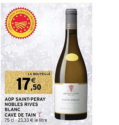 aop saint-peray nobles rives blanc cave de tain