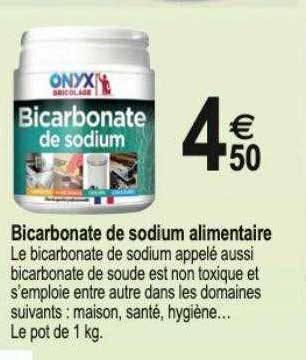 bicarbonate de sodium alimentaire