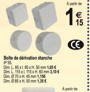 boîte de dérivation étanche