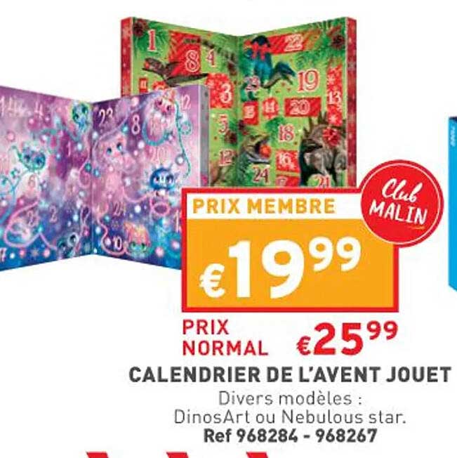 calendrier de l'avent jouet