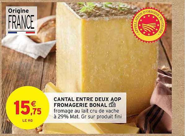 cantal entre deux aop fromagerie bonal