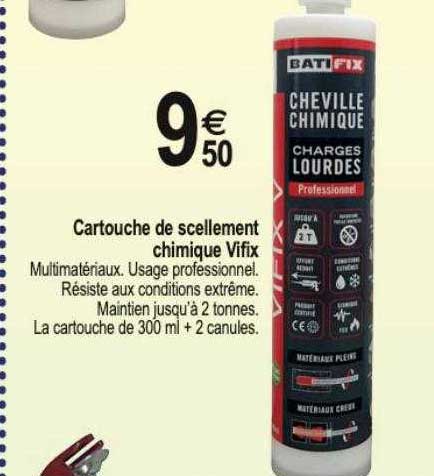 cartouche de scellement chimique vifix