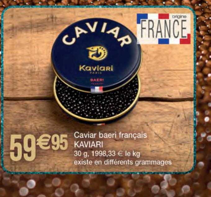 caviar baeri français kaviari