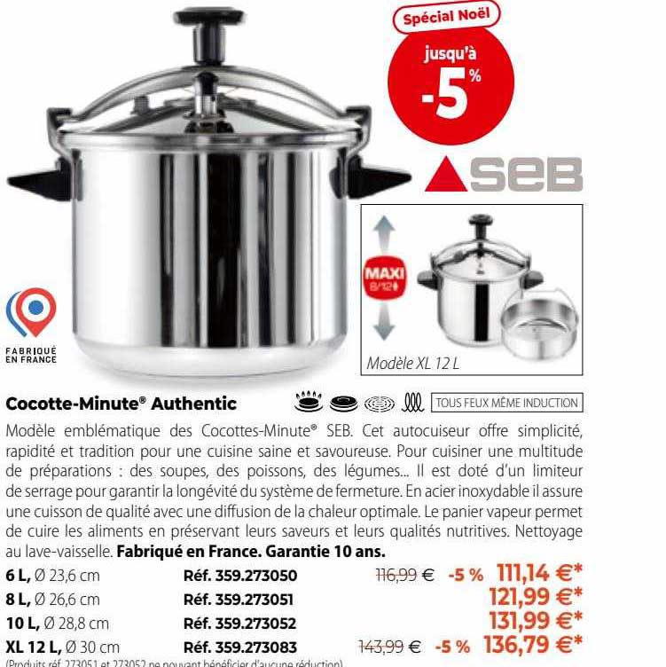 cocotte-minute authentic seb