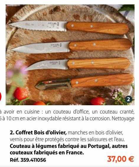 coffret bois d'olivier