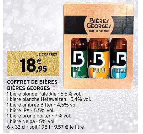 Coffret De Bières Bières Georges
