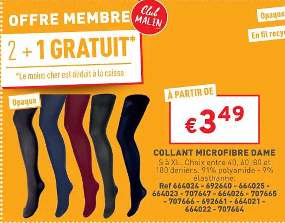 Collant Microfibre Dame