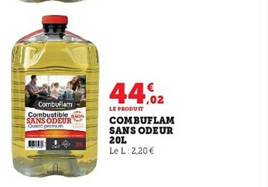 combuflam sans odeur 20l
