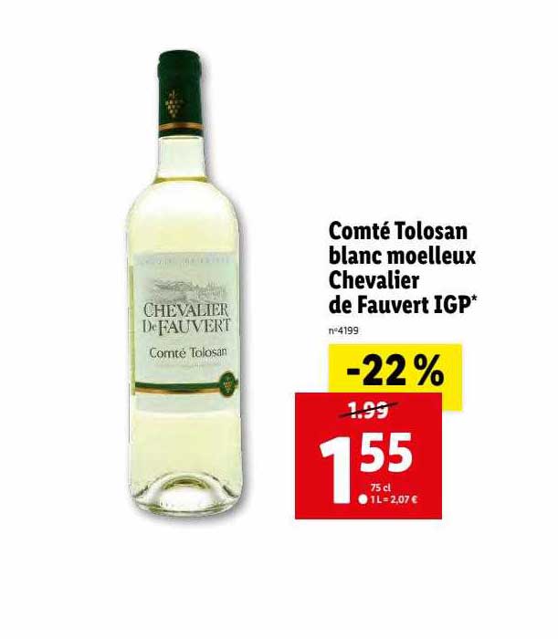 comté tolosan blanc moelleux chevalier de fauvert igp