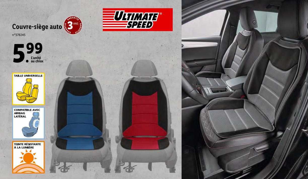couvre-siège auto ultimate speed