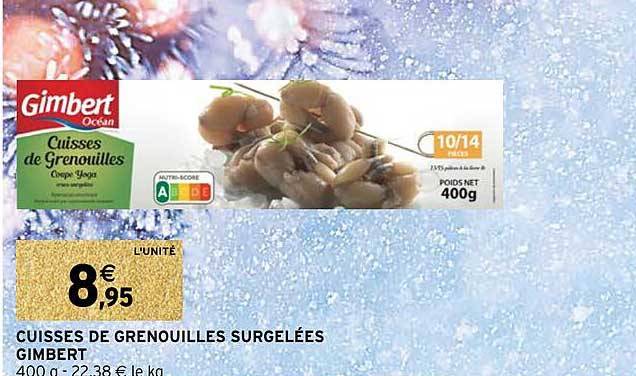 cuisses de grenouilles surgelées gimbert