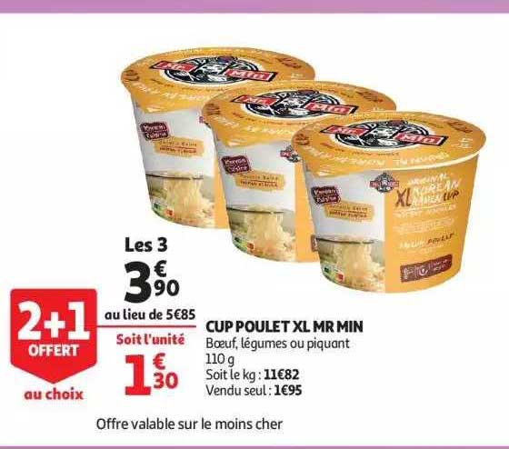cup poulet xl mr min