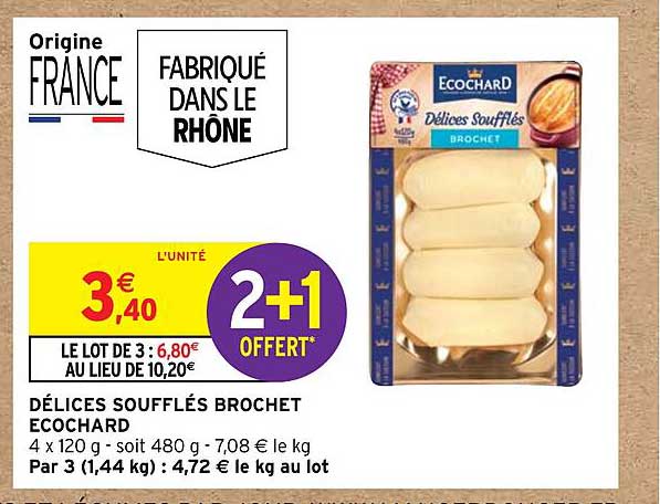 Délices Soufflés Brochet Ecochard
