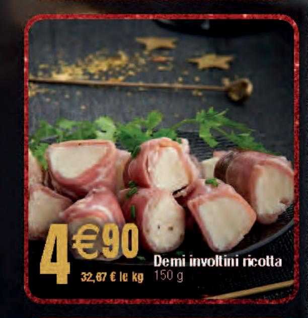 Demi Involtini Ricotta