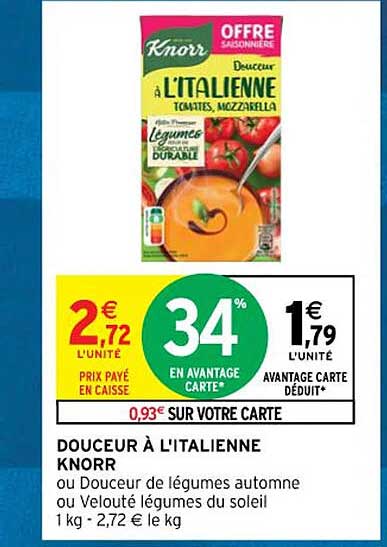 douceur à l'italienne knorr