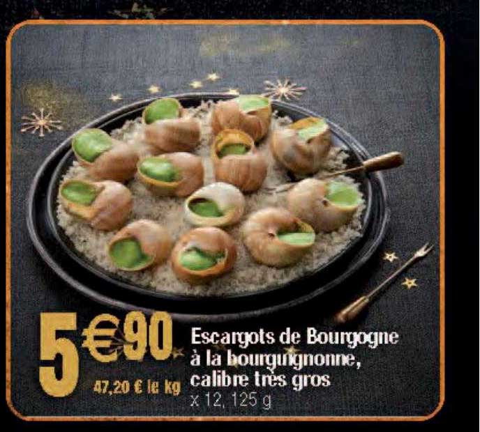 escargots de bourgogne à la bourguignonne, calibre très gros