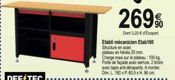 etabli mécanicien etab160