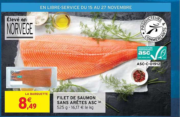 filet de saumon sans arêtes asc
