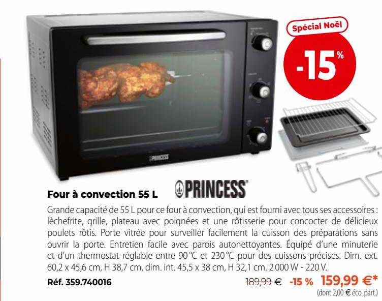 four à convection princess