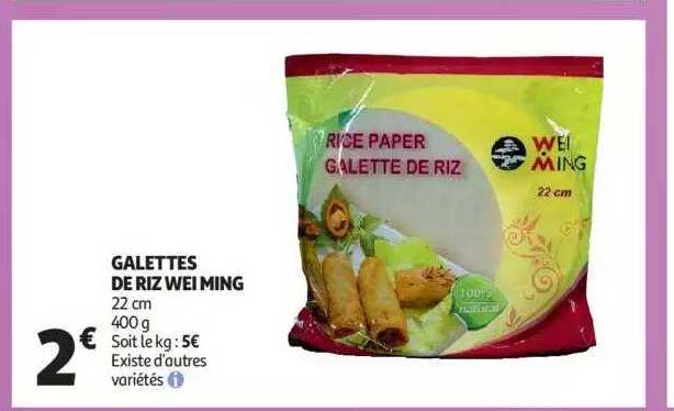 galettes de riz wei ming