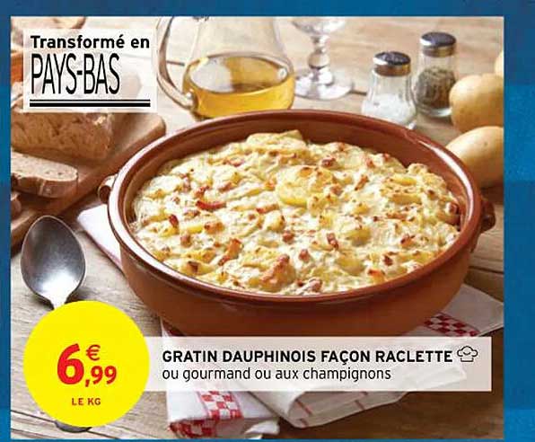 Gratin Dauphinois Façon Raclette