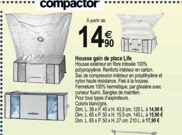housse gain de place life