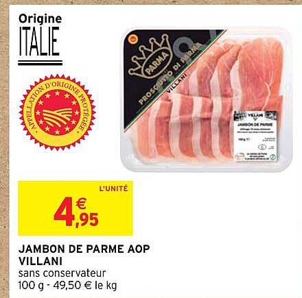 jambon de farme aop villani
