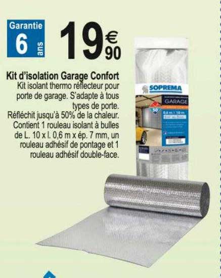 kit d'isolation garage confort