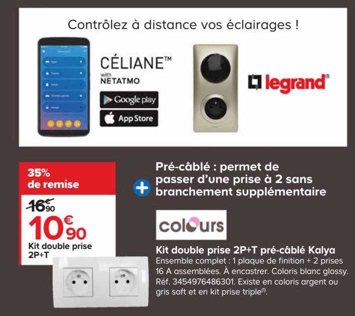 kit double prise 2p+t colours