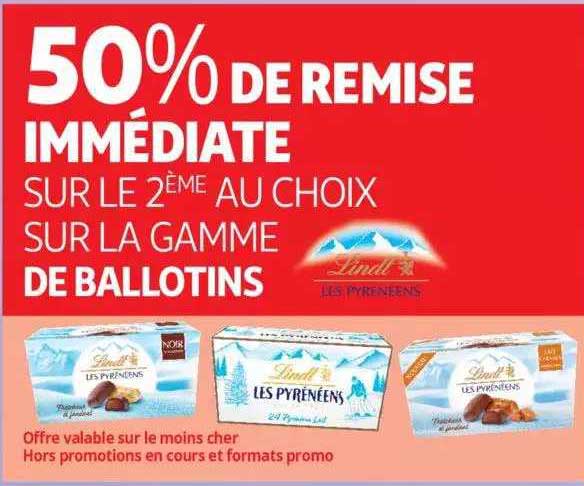la gamme de ballotins lindt