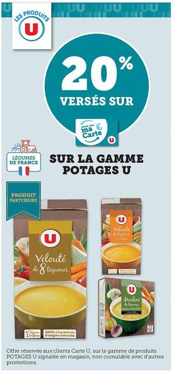 la gamme potages u