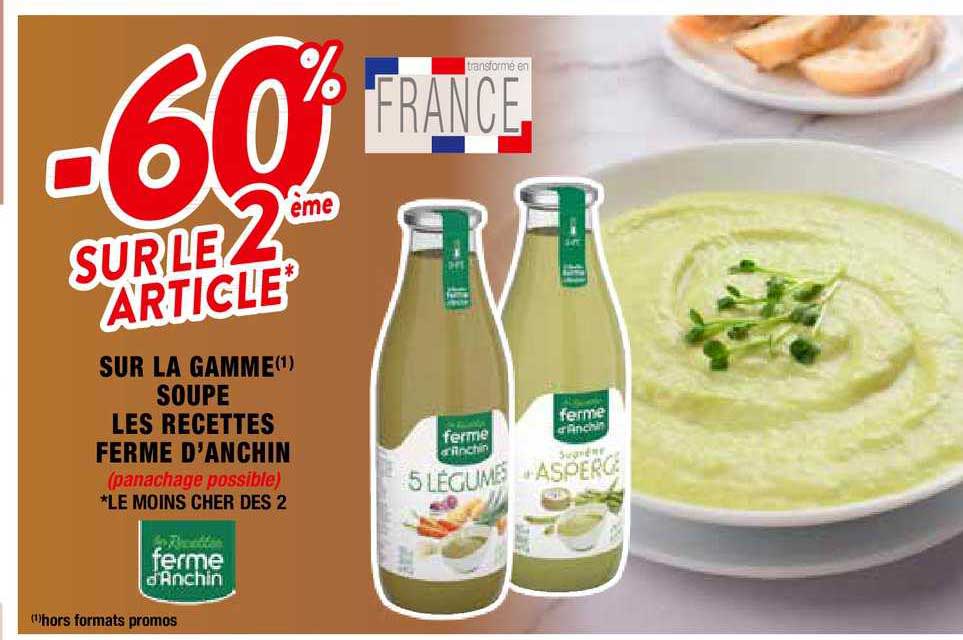 la gamme soupe les recettes ferme d'anchin