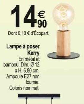 lampe à poser kerry