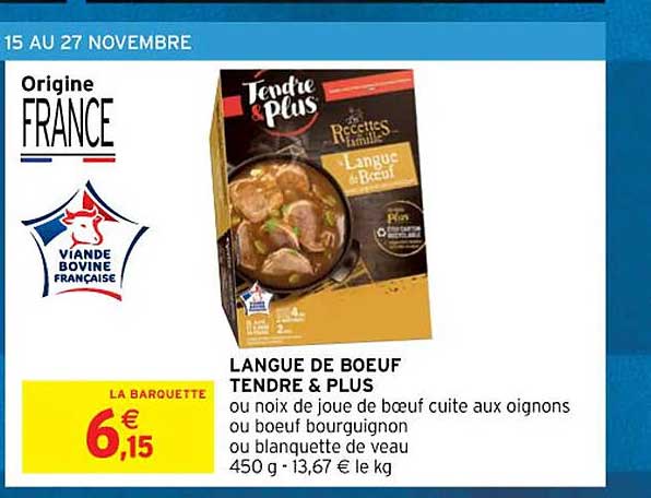 Langue De Bœuf Tendre & Plus