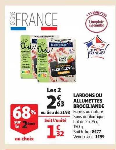 Lardons Ou Allumettes Brocéliande