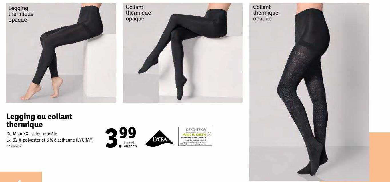 Legging Ou Collant Thermique