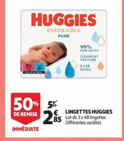 Lingettes Huggies