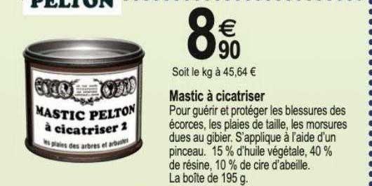 mastic à cicatriser