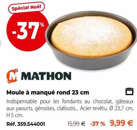 moule à manqué rond