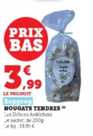nougats tendres soppreg
