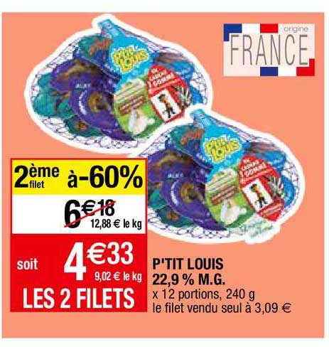 p'tit louis 22,9% m.g.