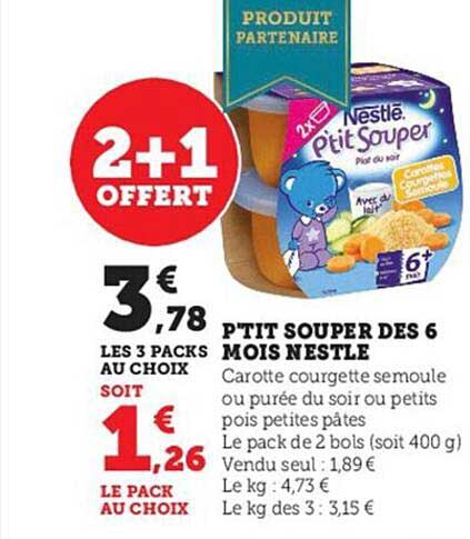 p'tit souper dès 6 mois nestlé