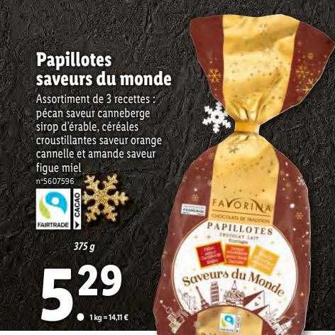 Papillotes Saveurs Du Monde
