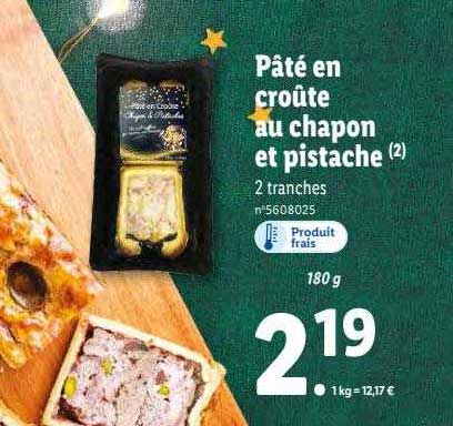 pâté en croûte au chapon et pistache