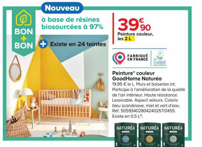 peinture couleur goodhome naturéa