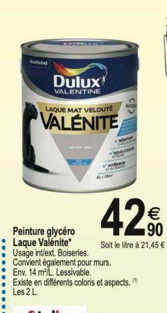 peinture glycéro laque valénite dulux