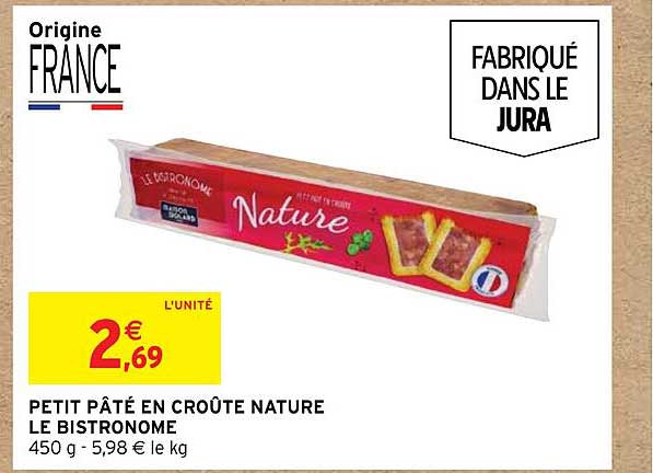 Petit Pâté En Croûte Nature Le Bistronome