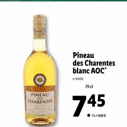 pineau des charentes blanc aoc